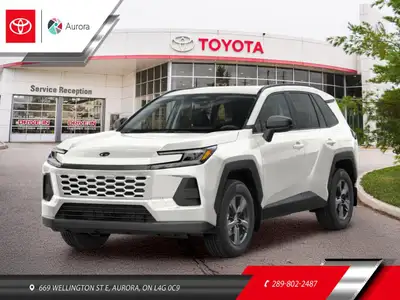 The 2026 Toyota RAV4 LE AWD in a stylish white finish is the perfect companion for those who value p...