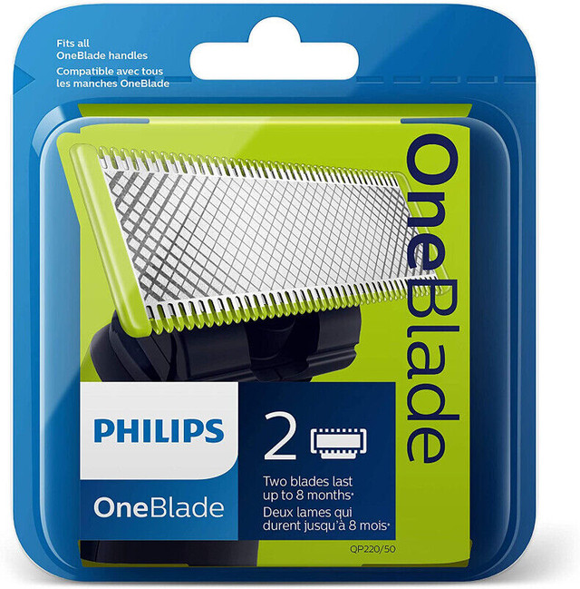 Philips OneBlade Replacement Heads, 2-pk, QP220/50 in Health & Special Needs in Truro