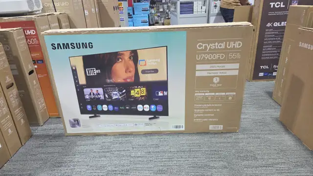 SAMSUNG 55" INCH CRYSTAL UHD U7900F 4K SMART TV in TVs in City of Toronto - Image 2