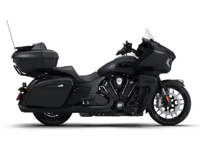 2026 Indian Motorcycle Pursuit Dark Horse Black Smoke Featuring a chassis-mounted fairing, touring a...