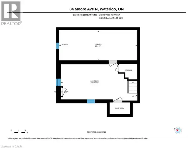 34 MOORE Avenue N Waterloo, Ontario in Houses for Sale in Kitchener / Waterloo - Image 32