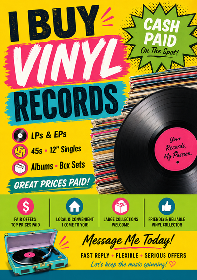 TOP $$ CASH $$ FOR YOUR VINYL RECORDS AND RECORD COLLECTIONS, View more