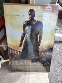 GLADIATOR Movie Poster with cardboard backing and plastic wrap