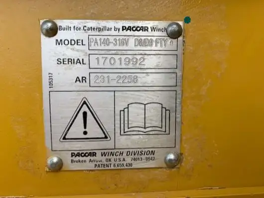 2017 Paccar Winch Dozer winch in Heavy Equipment in Saskatoon - Image 4