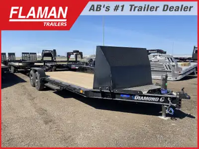 2026 Diamond C 20' Single Car Hauler Color: Onyx Black Frame Size: 20' x 83in. Axle: (2) 6K Drop Ele...
