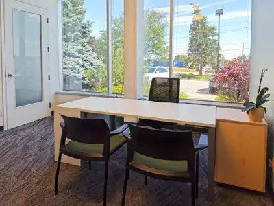 Get started right away with a ready-to-use office space to rent for two. Make a home for your busine...