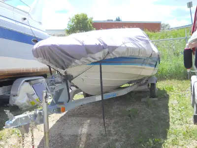 1988 Bayliner Capri 17 foot. Good condition bow rider with 120 hp inboard OMC drive. Recent service...