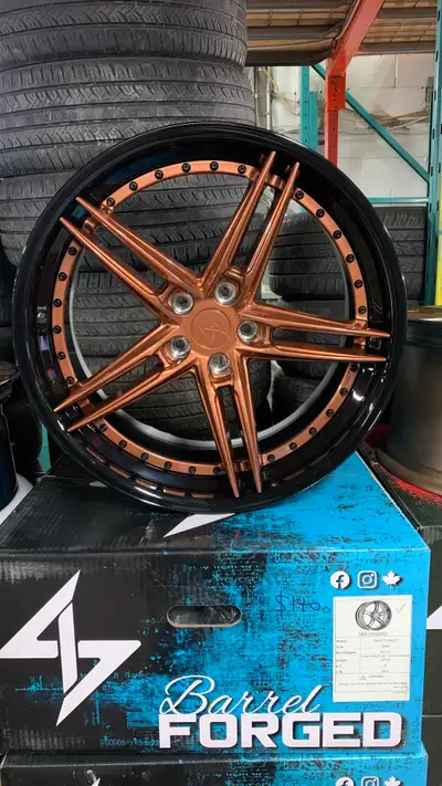 SET OF 4 x 19" Sentali Barrel Forged RIMS MULTI-BOLT Pattern Bolt Pattern: 5x112mm / 5x114.3mm Hub S...