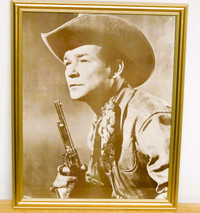 Roy Rogers The True Cowboy Framed Picture