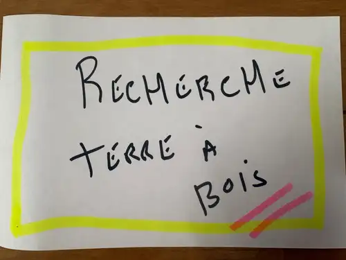 Bonjour! Je suis à la recherche d'une terre à bois à acheter en Estrie ou dans les Appalaches. Si vo...