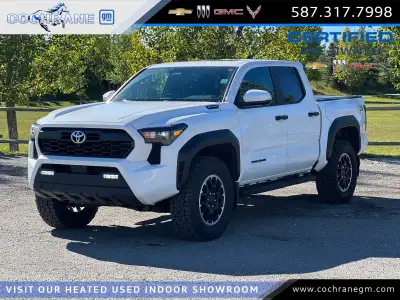 Recent Arrival! 2025 Toyota Tacoma Hybrid TRD Off Road White I4 4WD I4, Dual Zone Automatic Climate...