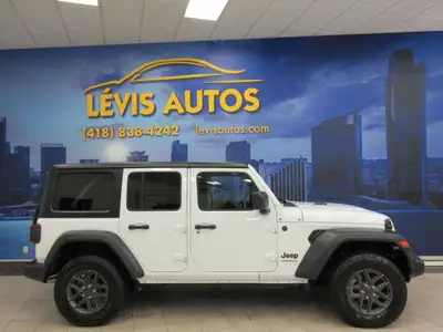 JEEP WRANGLER UNLIMITED 2025 SPORT AUTOMATIQUE 4X4 TOUT ÉQUIPÉ / CAMÉRA DE RECUL / PUSH START / INTÉ...