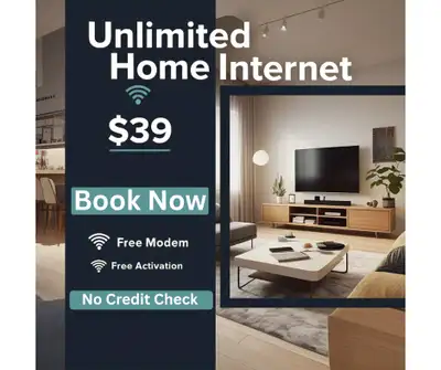 Home Internet: Unlimited Coverage That Just Works – $39, View more