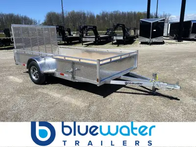 Canadian Mennonite Built Single Axle Aluminum Utility Trailer is $4,465.00 or $89.29/month! Ord: E20...