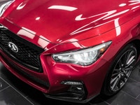 The 2023 INFINITI Q50 Red Sport 400 is the high-performance pinnacle of the Q50 sedan lineup. Unlike... (image 3)