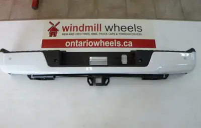 Ford F150 2024 - 2025 Ford F150 YZ Oxford White Rear Bumper with Sensor holes and Hitch Condition: N...