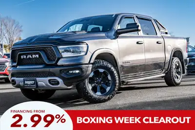 LOW KM! - 4X4 - REBEL - Premium RED LEATHER Interior - NAVIGATION - TOUCHSCREEN Display - ALPINE Pre...