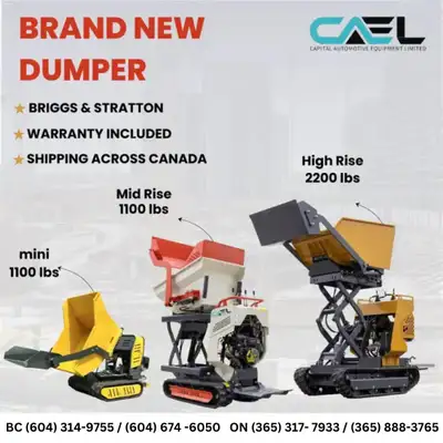 Mini Dumper Crawler Truck Self-Loading, In Stock! Wholesale Prices! CAEL offers the highest quality...