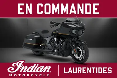 Alary Sport Cette MOTOCYCLETTE INDIAN CHALLENGER DARK HORSE 112 CU-IN 2026 est disponible DÈS MAINTE...