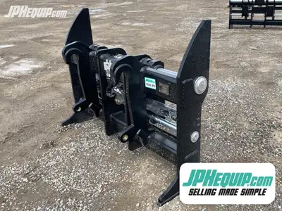 Wheel Loader Pallet Fork Carriage Hydraulic or Manual JRB 418 WE SHIP DIRECT TO YOU, USA, and Worldw...