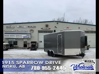 8.5 X 16 RAINBOW TRAILERS CARGO SIDE BY SIDE PACKAGE (4 D-RINGS AND 2 VENTS) 24in. ATP STONE GUARD 2...