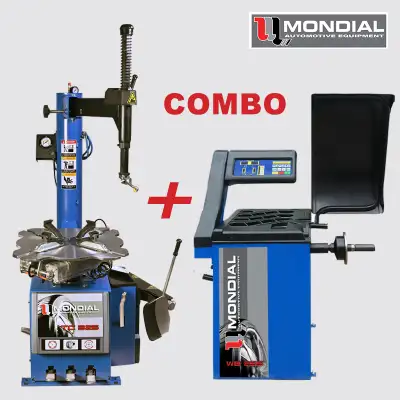 TIRE CHANGER / WHEEL BALANCER COMBO MONDIAL TC325 and WB255 Package - $3,150.00 TIRE CHANGER MONDIAL...