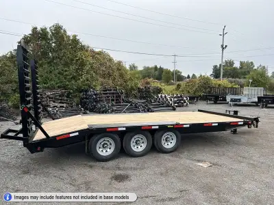 Miska 10 Ton Deckover Equipment Float Trailers - Made in Canada Starting at just $12,995.00 - Financ...