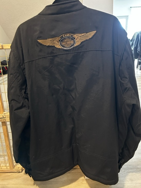 Harley Davidson 2013 110th Anniversary black jacket Men' 3XL in Men's in St. Albert - Image 3