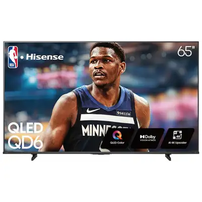 HISENSE 65" QLED 4K UHD HDR SMART TV. Super Sale  $499 NO TAX., View more