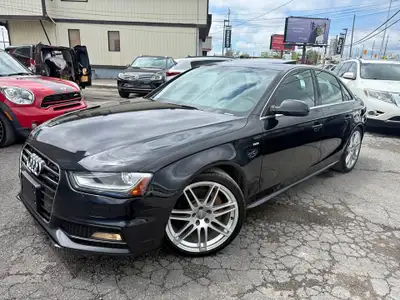 2014 Audi A4 S Line – Black on Black Only 124,000 KM $11,990 Safetied Very clean and well-maintained...