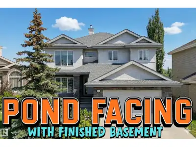 Stunning POND view! Check out the outstanding views from this well-maintained walkout two-storey off...