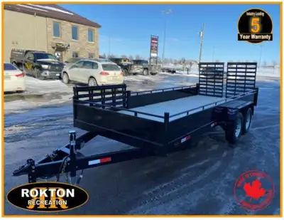 For sale is a Tow Tek Trailers 7 x 16 Landscape / Utility trailer. This trailer has a heavy-duty tub...