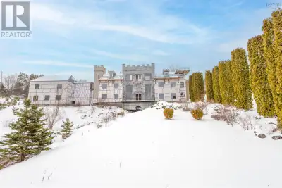 A Cape Breton Castle! This extraordinary property presents a rare opportunity to complete and reimag...