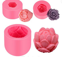 Silicon Flower Molds, Lotus, Peony and Rose