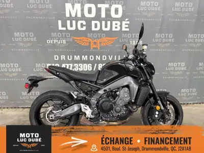 2021 Yamaha MT-09 Yamaha MT-09 2021 36 057 KM BALANCE DE GARANTIE PROLONGÉE YAMAHA 23/10/2026 FREINS...