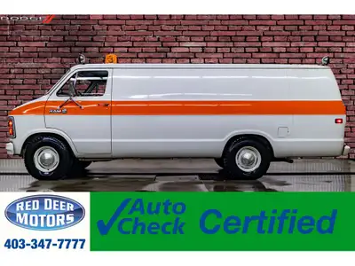 **ONE OWNER - ACCIDENT FREE** 108,188 KM This 1983 Dodge Ram Van B250 Extended is powered by a 5.9L...