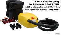 New! High-Pressure Electric Air Pump for Inflatable Boats SALE!!