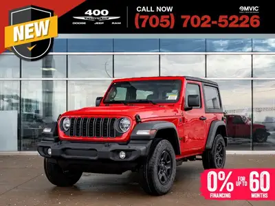 Welcome to 400 Chrysler Dodge Jeep Ram. The 2026 Jeep Wrangler is a brand new, iconic 4x4 SUV built...