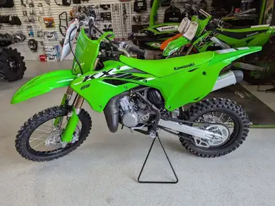 2025 Kawasaki KX85 Go Team Green! - 84cc, liquid-cooled, 2-stroke single with KIPS - Seat Height 830...