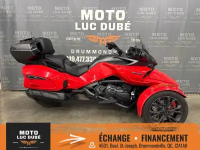2022 Can-Am Spyder F3 Limited Can-Am Spyder F3 Limited 2022 SEULEMENT 14 572 KM TRANSMISSION SEMI-AU...