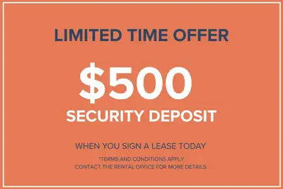 $500 Security Deposit New Year Exclusive Offer! Visit our Website: https://www.capreit.ca/apartments...
