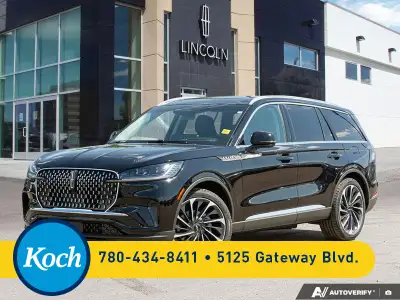 Cooled Leather Seats, Dynamic Handling Package, Full Rear Console! Everything about this 2025 Lincol...