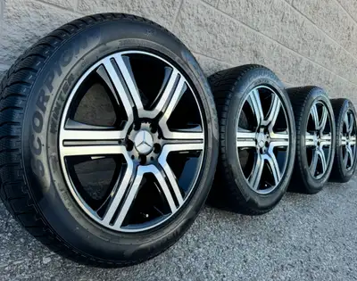 Pirelli Scorpion Winter MOE Run Flat Snow Tires and original 19 inch Mercedes Benz GLC-Class two-ton...