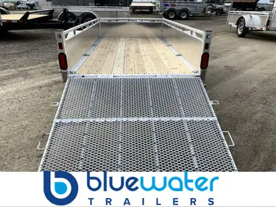 Canadian Mennonite Built Single Axle Aluminum Utility Trailer is $4,085.00 or $81.69/month! Ord: E19...