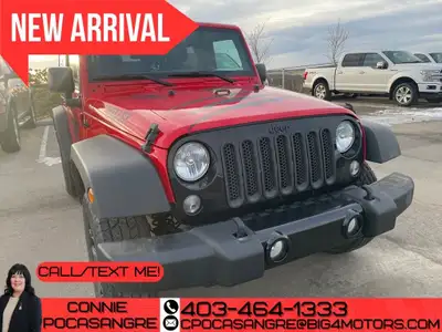 2018 JEEP WRANGLER 2-DOOR WILLYS FOR SALE IN CALGARY, AB Powered by a 3.6 V6engine paired to a 5-spe...