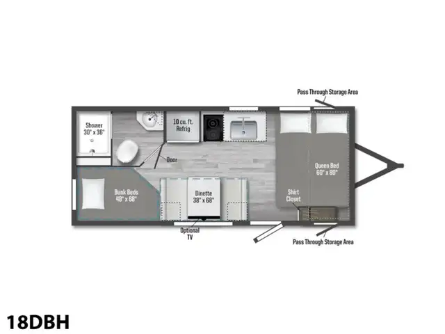 2025 Winnebago Access 18DBH in Travel Trailers & Campers in Penticton - Image 13