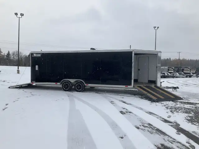 2019 Triton Trailers 8.5x22 + V-Nose All Aluminum Snowmobile Tra in Cargo & Utility Trailers in Oakville / Halton Region - Image 16