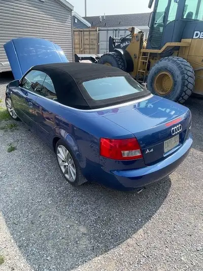 2005 Audi AC1 Convertible 1.8L Turbo - We are a storage facility and this unit was sezied for non pa...