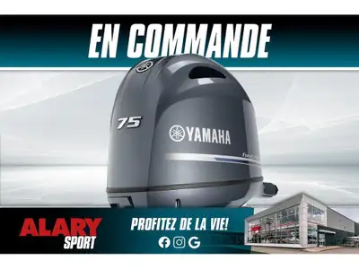 Alary Sport 2026 Yamaha F75LB PIED LONG (20 POUCES) Yamaha F75LB PIED LONG (20 POUCES) 2026 Ce moteu...
