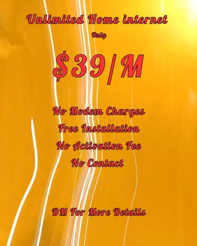 Say Goodbye to Data Limits – Unlimited Internet for $39 in General Electronics in City of Toronto - Image 2